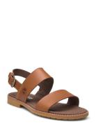 Chicago Riverside Backstrap Sandal Saddle Flate Sandaler Brown Timberl...