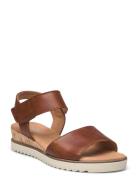 Wedge Sandal Flate Sandaler Brown Gabor