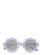 Flower Sunglasses Solbriller Purple Mango