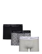 G Pattern Trunk 3-Pack Boksershorts Black GANT