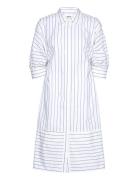 Benedict - Daily Stripe Knelang Kjole White Day Birger Et Mikkelsen