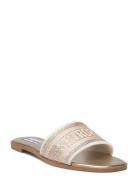 Knox-R Sandal Flate Sandaler Gold Steve Madden