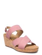 Willow X Band Sko Wedge Pink Hush Puppies