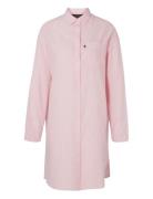 Icons Luna Organic Cotton Light Oxford Nightshirt Nattkjole Pink Lexin...