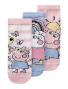 Nmfarra Peppapig 3P Sock Cplg Sokker Strømper Multi/patterned Name It