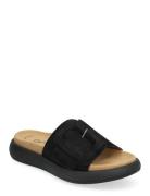 Slip-In Flate Sandaler Black Gabor