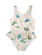 Eva – Swimsuit 1-2 Years – First Swim Badedrakt Badetøy Beige Filibabb...