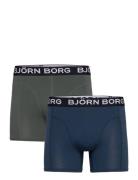 Bamboo Boxer 2P Boksershorts Blue Björn Borg