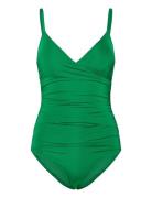 Swimsuit Jess Shaping Badedrakt Badetøy Green Lindex