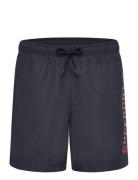 Code Core Sport 17 Inch Swim Badeshorts Navy Superdry