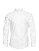 Slim Fit Oxford Shirt Tops Shirts Business White Polo Ralph Lauren