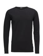 Jermalong Tops T-shirts Long-sleeved Black Matinique