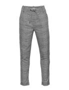 Konpoptrash Soft Check Pant Bottoms Trousers Grey Kids Only