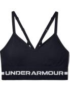 Ua Seamless Low Long Bra Sport Bras & Tops Sports Bras - All Black Und...