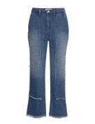 Ameli Bottoms Jeans Flares Blue Blanche