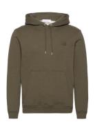 Piece Hoodie Tops Sweat-shirts & Hoodies Hoodies Khaki Green Les Deux