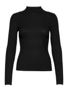 Karlina Ls Top Tops Knitwear Jumpers Black NORR