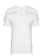 Jbs 2-Pack V-Neck Bamboo. Tops T-shirts Short-sleeved White JBS