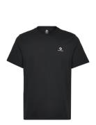 Star Chevron Tee Vgh Sport T-shirts Short-sleeved Black Converse