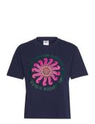 Farm Gfx Tee Sport T-shirts & Tops Short-sleeved Navy Adidas Sportswea...