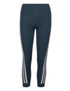 Opt Ticons 7/8T Sport Running-training Tights Blue Adidas Performance