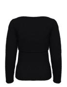 Alphagz 2 In 1 Off Shoulder Tops Knitwear Jumpers Black Gestuz