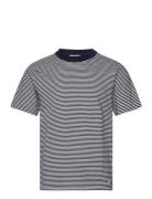 Striped T-Shirt Héritage Tops T-shirts Short-sleeved Navy Armor Lux