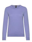 Feganasi Tops Knitwear Jumpers Purple BOSS