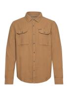 Men`s Overshirt Tops Shirts Casual Beige Garcia