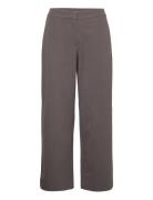 Mschdyanna Pants Stp Bottoms Trousers Straight Leg Brown MSCH Copenhag...