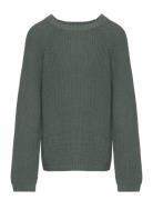 Nmmemlen Ls Knit Lil Tops Knitwear Pullovers Green Lil'Atelier