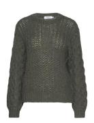 Mschpepita Heidi Pullover Tops Knitwear Jumpers Green MSCH Copenhagen