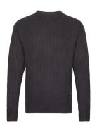 Rrjett Knit Tops Knitwear Round Necks Black Redefined Rebel