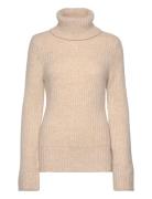 Sc-Torino Tops Knitwear Turtleneck Beige Soyaconcept