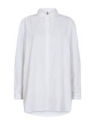 Sc-Netti Tops Shirts Long-sleeved White Soyaconcept