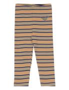 Sgbpaula Yd Stripe Curry Leggings Hl Bottoms Leggings Yellow Soft Gall...