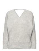 C_Feverestana Tops Knitwear Jumpers Grey BOSS