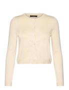 Vmglory Ls O-Neck Short Cardigan Ga Tops Knitwear Cardigans Cream Vero...