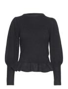 Nala Alpaca Sweater Tops Knitwear Jumpers Black Ella&il