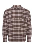 Anf Mens Wovens Tops Shirts Casual Brown Abercrombie & Fitch