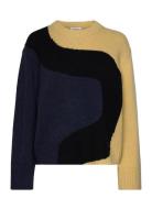 Kolonni Seireeni Tops Knitwear Jumpers Black Marimekko