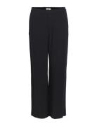 Objsanne Aline Wide Pant Noos Bottoms Trousers Wide Leg Black Object