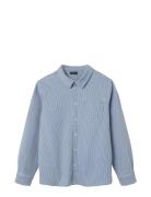 Nlnnicky Twi Ls Overshirt Tops Shirts Long-sleeved Shirts Blue LMTD