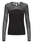 Dulce Tops T-shirts & Tops Long-sleeved Black Stylein