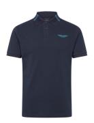 Am Tipped Polo Tops Polos Short-sleeved Navy Hackett London