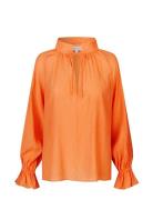 Cassisadea Ns Tops Blouses Long-sleeved Orange Dea Kudibal