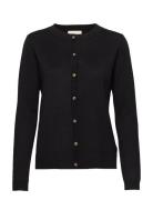 Srmarla Cardigan Knit Tops Knitwear Cardigans Black Soft Rebels