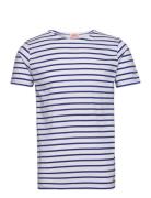 Breton Striped Shirt Héritage Tops T-shirts Short-sleeved Blue Armor L...