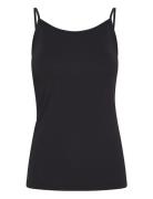 Iane Strap Top Tops T-shirts & Tops Sleeveless Black B.young