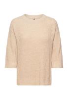 Sc-Glenda Tops Knitwear Jumpers Beige Soyaconcept